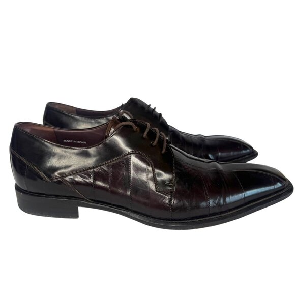 Mezlan Mens Dark Brown Lace Up Square Toe Dress Shoes Spain Size 11 main image 10